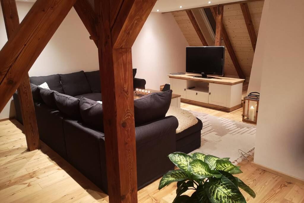 Ruhig Gelegene, Top Moderne Ferienwohnung - Hot Tub Und Sauna Gegen Aufpreis Neuhaus an Der Eger المظهر الخارجي الصورة